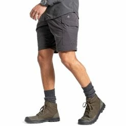 Craghoppers NosiLife Convertible II Trousers Men black pepper -Casual Pants and Jeans Shop craghoppers nosilife convertible ii trousers men black pepper 3