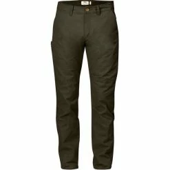 Fjällräven Sörmland Tapered Trousers Men dark olive