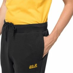 Jack Wolfskin Essential Sweat Pants Men black -Casual Pants and Jeans Shop jack wolfskin essential sweat pants men black 4