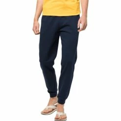 Jack Wolfskin Essential Sweat Pants Men night blue -Casual Pants and Jeans Shop jack wolfskin essential sweat pants men night blue 2