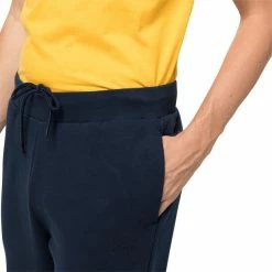 Jack Wolfskin Essential Sweat Pants Men night blue -Casual Pants and Jeans Shop jack wolfskin essential sweat pants men night blue 4