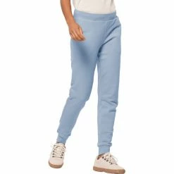 Jack Wolfskin Essential Sweat Pants Women blue fog 1 Jack Wolfskin Essential Sweat Pants Women blue fog -Casual Pants and Jeans Shop jack wolfskin essential sweat pants women blue fog 2