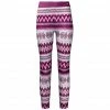 Jack Wolfskin Inuit Tights Girls dark peony all over -Casual Pants and Jeans Shop jack wolfskin inuit tights girls dark peony all over 1