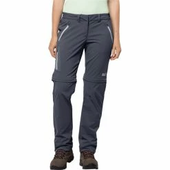 Jack Wolfskin Overland Zip Away Pants Women graphite -Casual Pants and Jeans Shop jack wolfskin overland zip away pants women graphite 4