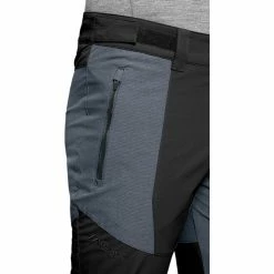 Maier Sports Kerid Mix Pants Men black/ombre blue -Casual Pants and Jeans Shop maier sports kerid mix pants men black ombre blue 4