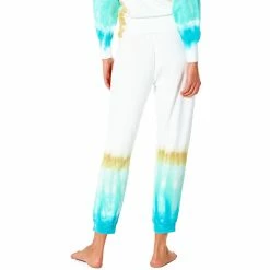 Rip Curl Sun Drenched Track Pants Women turquoise -Casual Pants and Jeans Shop rip curl sun drenched track pants women turquoise 2