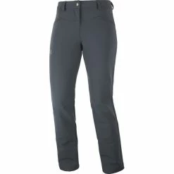 Salomon Wayfarer Straight Warm Pants Women ebony