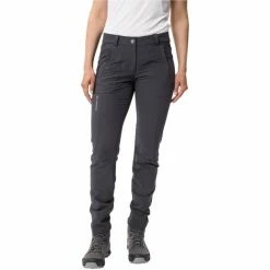VAUDE Elope Slim Fit Pants Women phantom black -Casual Pants and Jeans Shop vaude elope slim fit pants women phantom black 3