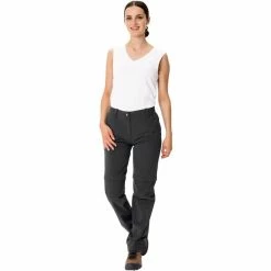 VAUDE Farley Stretch ZO II Pants Women black -Casual Pants and Jeans Shop vaude farley stretch zo ii pants women black 3