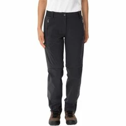 VAUDE Farley Stretch ZO II T-Zip Pants Women black -Casual Pants and Jeans Shop vaude farley stretch zo ii t zip pants women black 3