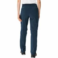 VAUDE Farley Stretch ZO II T-Zip Pants Women dark sea 3 VAUDE Farley Stretch ZO II T-Zip Pants Women dark sea -Casual Pants and Jeans Shop vaude farley stretch zo ii t zip pants women dark sea 4