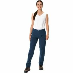 VAUDE Farley Stretch ZO II T-Zip Pants Women dark sea 4 VAUDE Farley Stretch ZO II T-Zip Pants Women dark sea -Casual Pants and Jeans Shop vaude farley stretch zo ii t zip pants women dark sea 5