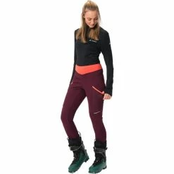 VAUDE Larice Slim Fit Tights Women cassis -Casual Pants and Jeans Shop vaude larice slim fit tights women cassis 5