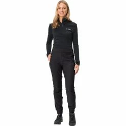 VAUDE Neyland Slim Fit Warm Pants Women phantom black -Casual Pants and Jeans Shop vaude neyland slim fit warm pants women phantom black 5